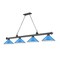 Z-Lite Cordon 4 Light Billiard, Bronze Plate & Electric Blue 2306-4BP-MEB - alternate 6